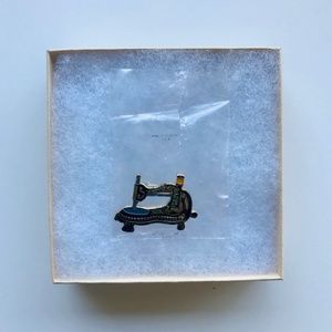 Vintage Clotilde Series #2 Jones 1879 Sewing Machine Brooch